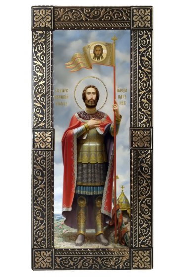 Икона Александр Невский ростовая мерная, арт БИК-027