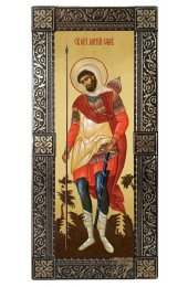 Икона Лонгин Сотник Мученик ростовая мерная, арт БИК-045