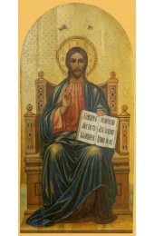 Икона Спас на престоле, арт MSM-4117-1