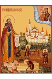 Икона Иосиф Волоцкий, арт MSM-4828