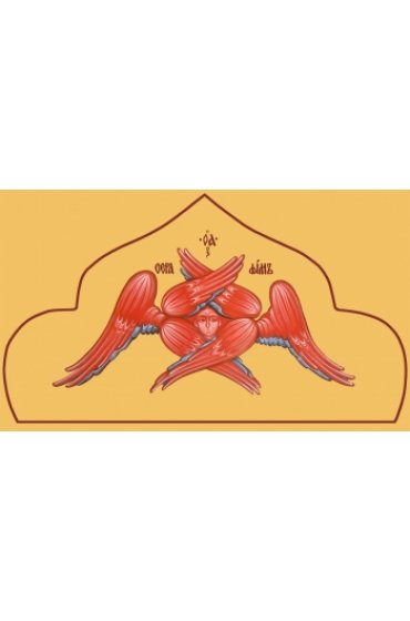 Икона Серафим Шестикрылый, арт MSM-6167