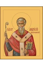Икона Амвросий Медиоланский, арт MSM-6791