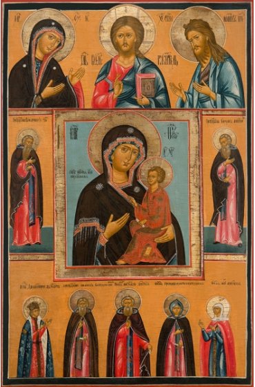 Икона Божьей Матери Тихвинская, арт MSM-4243