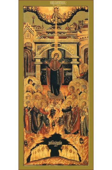 Икона Божья Матерь Непроходимая Дверь, арт R-MSM-0615