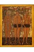 Икона Макарий Египетский, Онуфрий Великий и Петр Афонский, арт MSM-0348