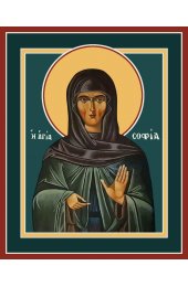 Икона София преподобная, арт MSM-0651