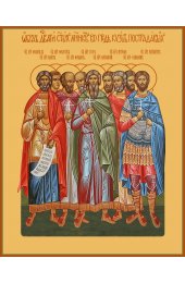 Икона Девять святых мучеников Кизических, арт MSM-0654