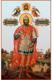 Икона Александр Невский, арт MSM-0656