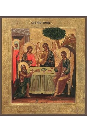 Икона Святая Троица с Авраамом и Сарой, арт MSM-1409
