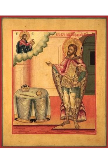 Икона Александр Невский, арт MSM-3471