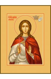 Икона Марина (Маргарита) Антиохийская великомученица, арт MSM-4542