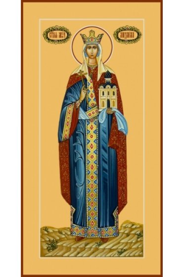Икона Людмила Княгиня Чешская, арт MSM-6587-1