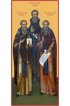 Икона Зосима, Савватий и Герман Соловецкие, арт MSM-6646