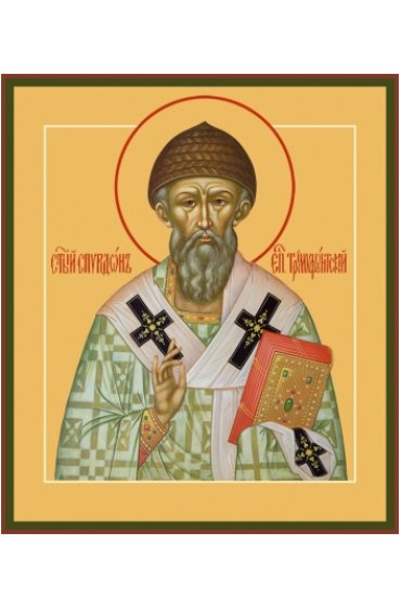 Икона Спиридон Тримифунтский, арт MSM-6727-2