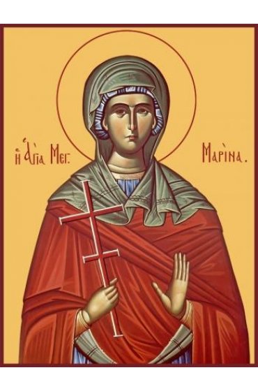 Икона Марина Великомученица, арт MSM-6905