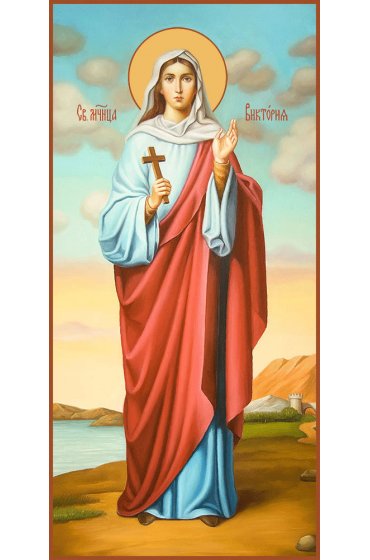 Икона Виктория Солунская мученица ростовая, арт R-MSM-4556