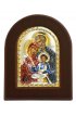 Икона Святое Семейство в серебряном окладе, арт ДВ-019