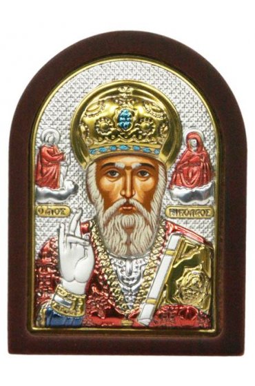 Икона Николай Чудотворец (6*4 см), арт ДВ-027