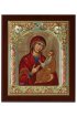 Икона Божья Матерь Одигитрия в серебряном окладе 17*14 см арт ДВ-042