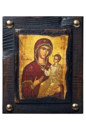 Икона Божья Матерь Иверская под старину 12*10 см арт ДВ-070