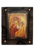 Икона Божья Матерь Отрада и Утешение под старину 12*10 см арт ДВ-075