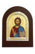 Икона Спаситель в серебряном окладе арт ДВ-079