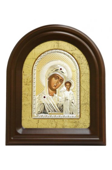 Икона Божья Матерь Казанская в киоте 28*23 см см арт ДВ-098