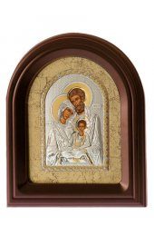 Икона Святое Семейство в киоте 28*23 см см арт ДВ-114