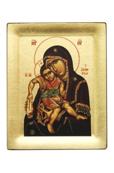 Икона Божья Матерь Достойно Есть копия афонской, арт ДВ-149