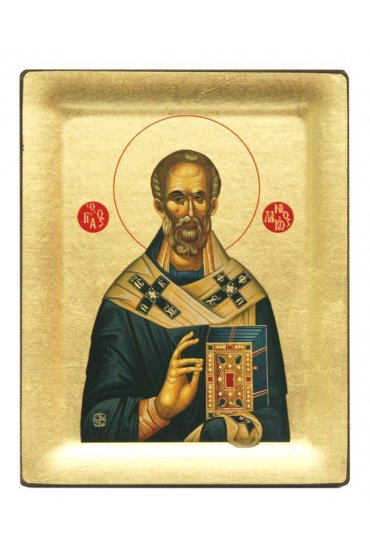 Икона Николай Чудотворец копия афонской, арт ДВ-152