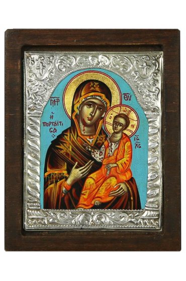 Икона Божья Матерь Иверская писаная, арт ДВ-155