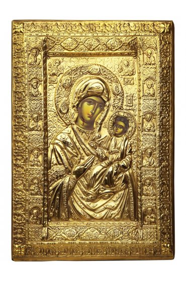 Икона Божья Матерь Иверская писаная, арт ДВ-160