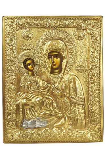 Икона Божья Матерь Троеручица писаная, арт ДВ-161