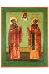 Икона Петр и Феврония писаная, арт ДВ-176