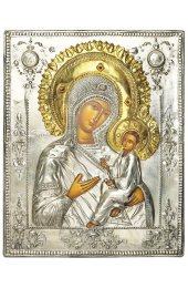 Икона Божья Матерь Тихвинская писаная арт ДВ-179