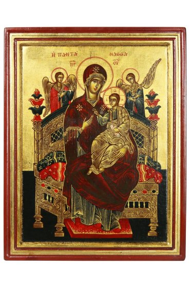 Икона Божья Матерь Всецарица писаная, арт ДВ-192
