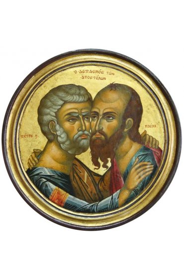 Икона Петр и Павел Апостолы писаная, арт ДВ-208