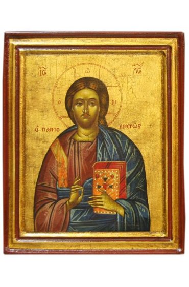 Икона Спаситель Пантократор писаная, арт ДВ-219