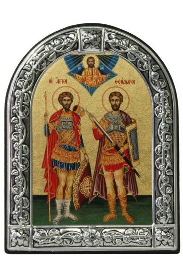 Икона Два Феодора, арт ДВ-248