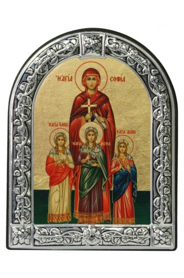 Икона Вера, Надежда, Любовь и Мать их София, арт ДВ-250