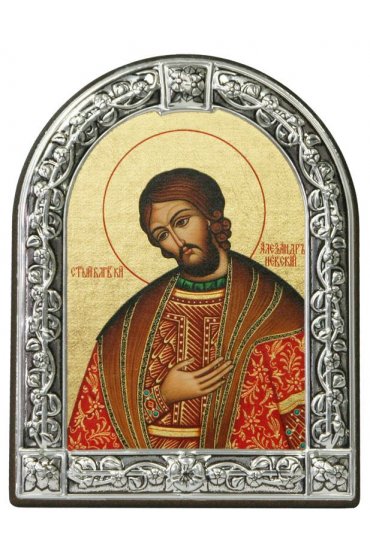 Икона Александр Невский, арт ДВ-271
