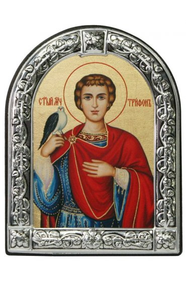 Икона Трифон Мученик, арт ДВ-281