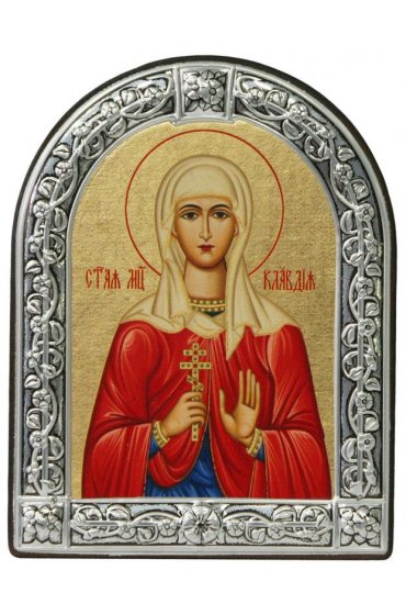Икона Клавдия Мученица, арт ДВ-288