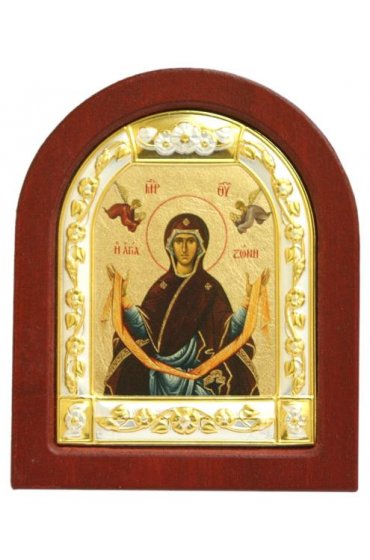 Икона Божья Матерь Покров 11*9 см, арт ДВ-303