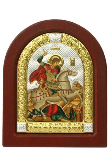Икона Георгий Победоносец 11*9 см, арт ДВ-352
