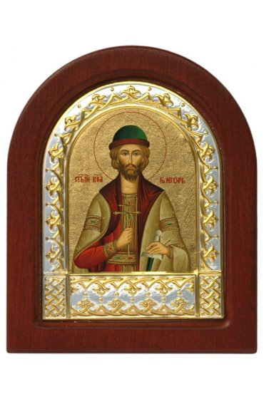 Икона Игорь Черниговский 11*9 см, арт ДВ-363