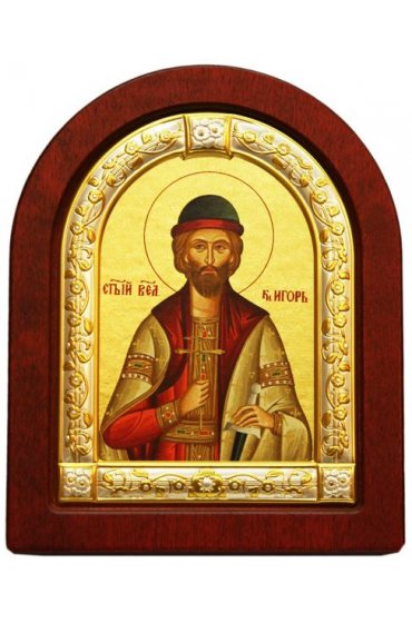 Икона Игорь Черниговский 16*13 см, арт ДВ-364