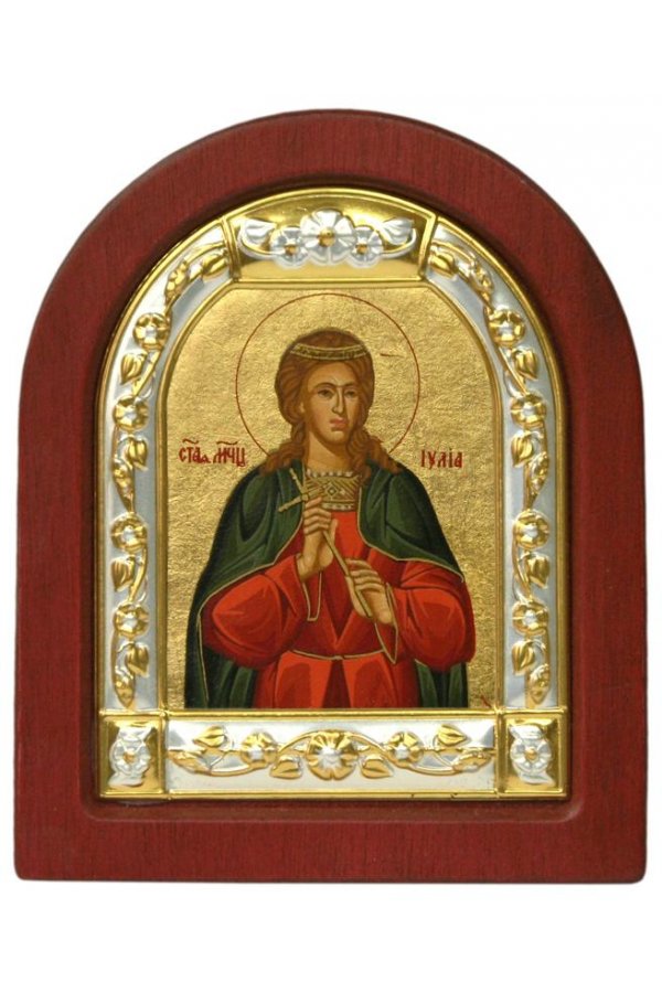 Купить икона Иулия Святая 11*9 см, арт ДВ-367 по выгодной цене в Москве ...