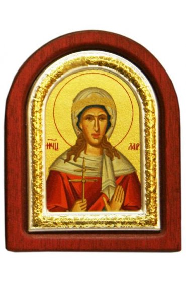 Икона Лариса Готфская 7*6 см, арт ДВ-368