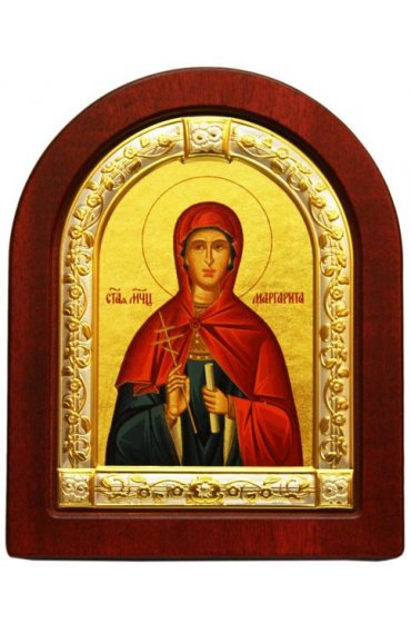 Икона Маргарита Святая 11*9 см, арт ДВ-374